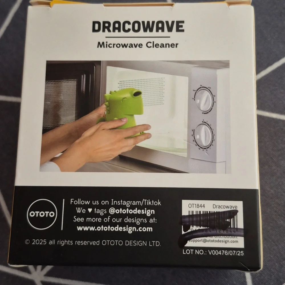 OTOTO Green Dracowave Microwave Steamer Magical Cleaner New In Box